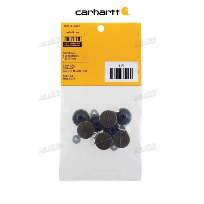 Carhartt Button Kit Antique Brass | IN0002638