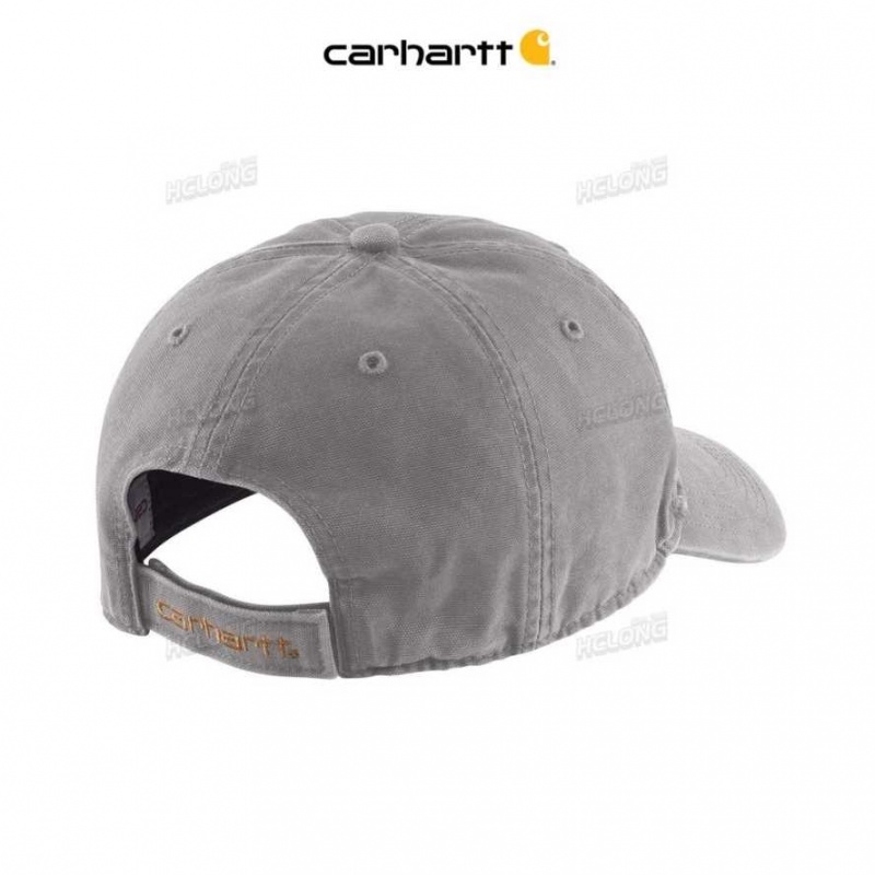 Carhartt Canvas Cap Asphalt | IN0002364