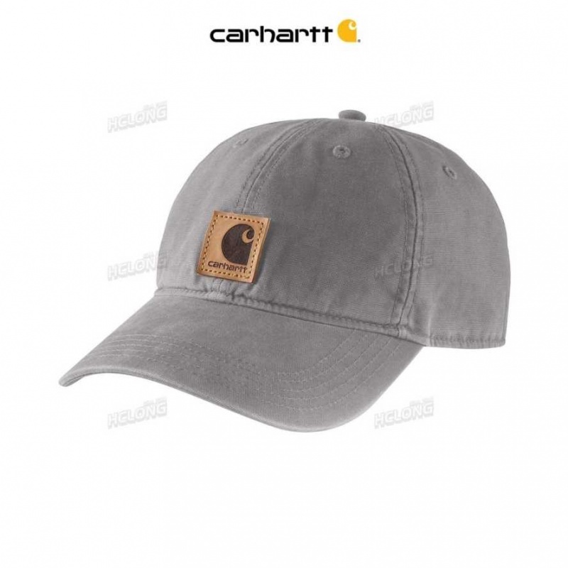 Carhartt Canvas Cap Asphalt | IN0002364