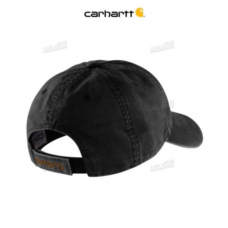 Carhartt Canvas Cap Black | IN0002362