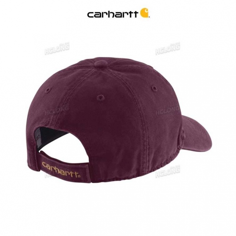 Carhartt Canvas Cap Blackberry | IN0002361