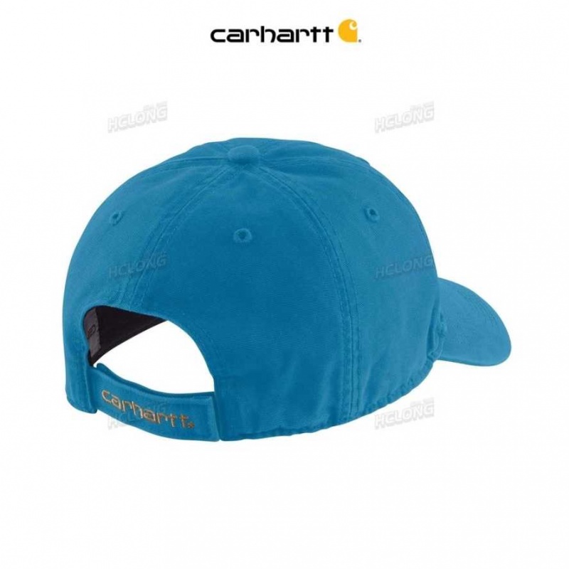 Carhartt Canvas Cap Marine Blue | IN0002358