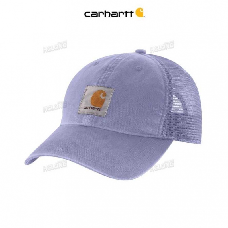 Carhartt Canvas Mesh-Back Cap Soft Lavender | IN0002347