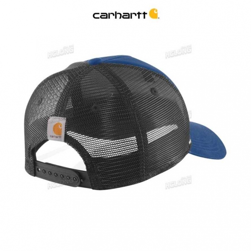 Carhartt Canvas Mesh-Back Crafted Patch Cap Lakeshore | IN0002425