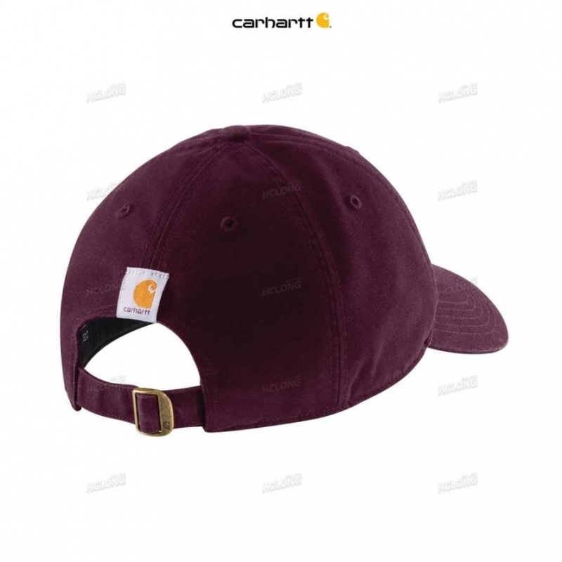 Carhartt Canvas Script Graphic Cap Blackberry | IN0002416