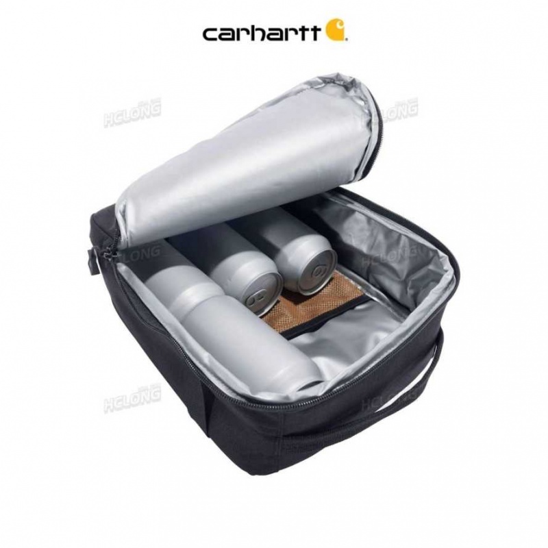 Carhartt Cargo Series Insulated 4 Can Lunch Cooler Black | IN0002456