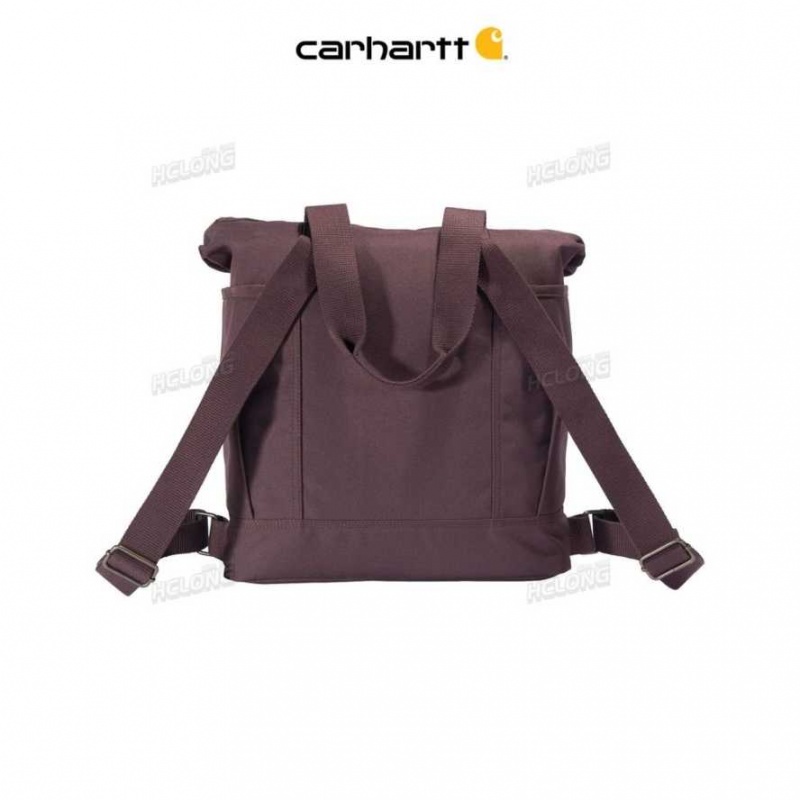 Carhartt Convertible Backpack Tote Burgundy | IN0002137