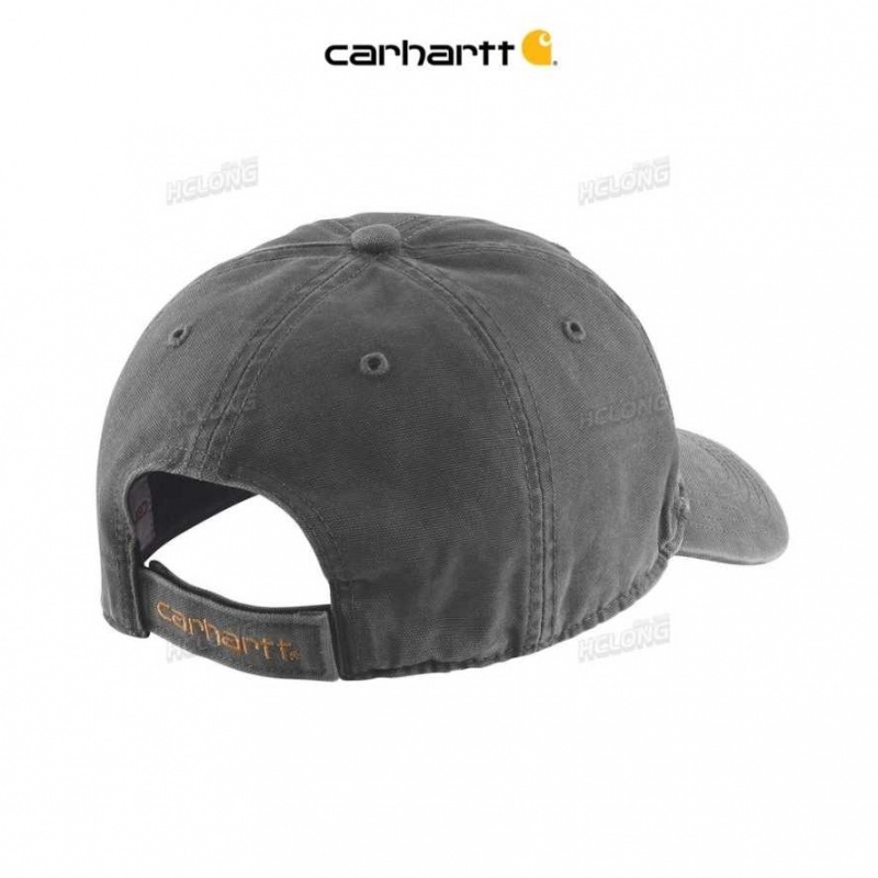 Carhartt Cotton Canvas Cap Gravel | IN0002399