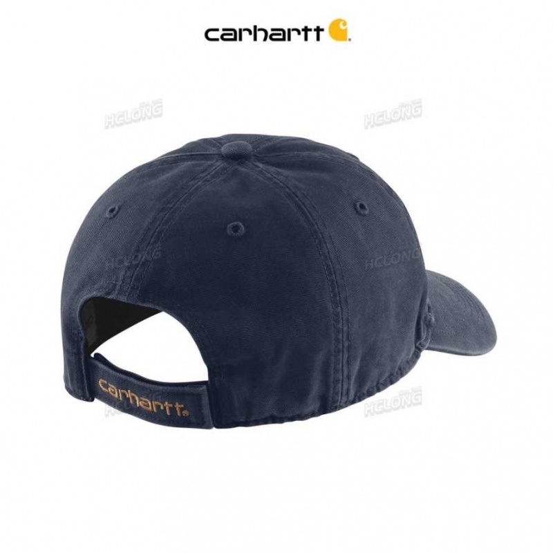 Carhartt Cotton Canvas Cap Navy | IN0002400