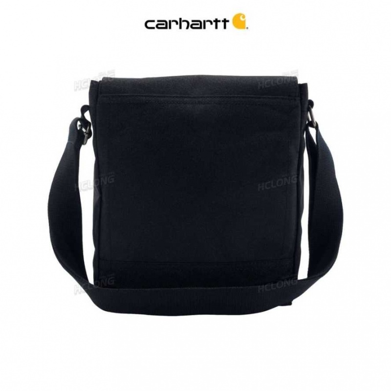 Carhartt Cross Body Snap Bag Black | IN0002210