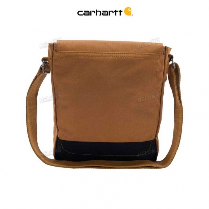 Carhartt Cross Body Snap Bag Brown | IN0002207