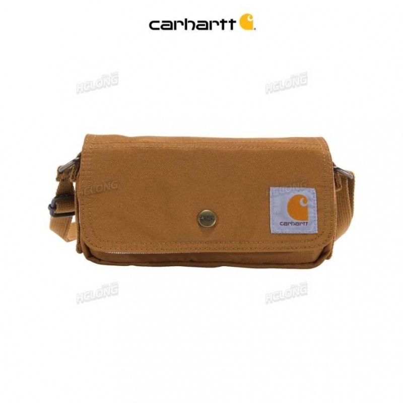 Carhartt Crossbody Horizontal Bag Brown | IN0002203