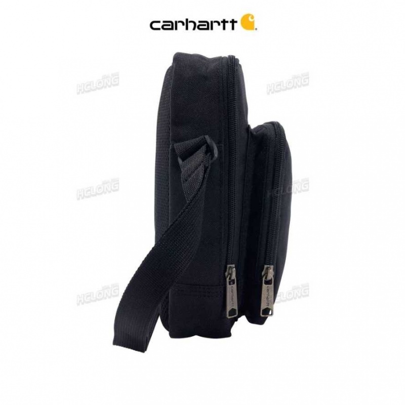 Carhartt Crossbody Zip Bag Black | IN0002178