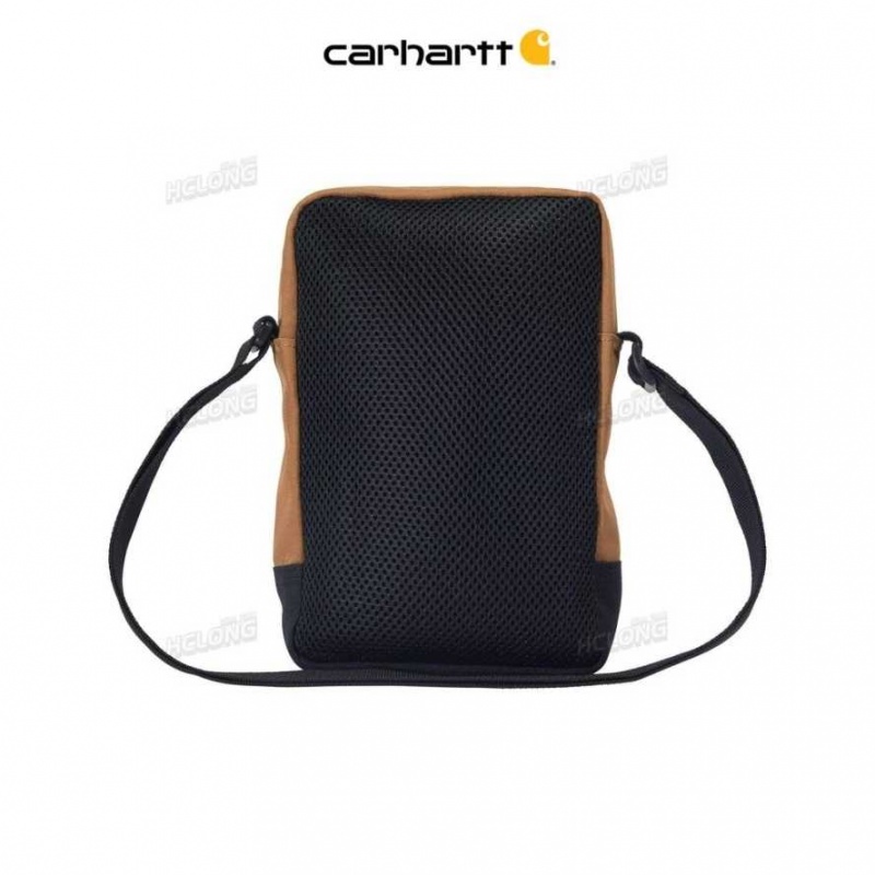 Carhartt Crossbody Zip Bag Brown | IN0002174