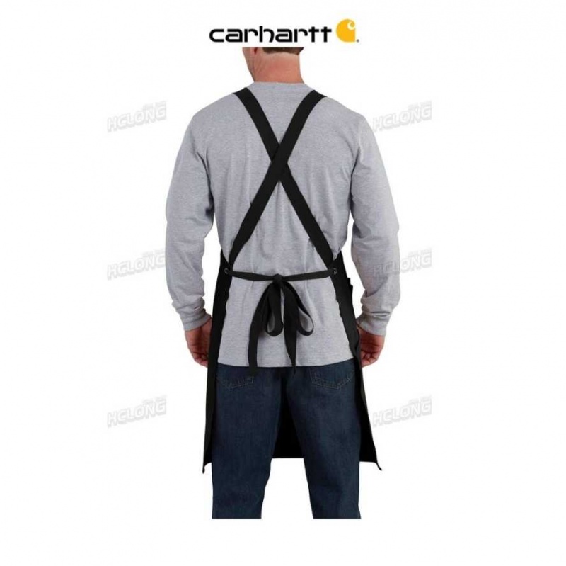 Carhartt Firm Duck Apron Black | IN0002100