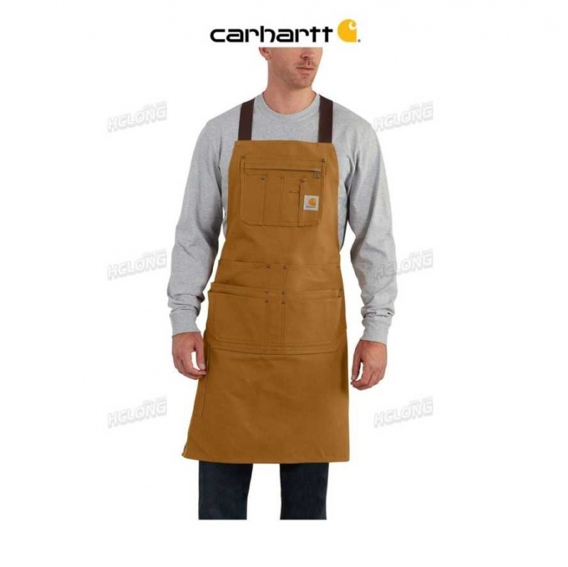 Carhartt Firm Duck Apron Brown | IN0002099