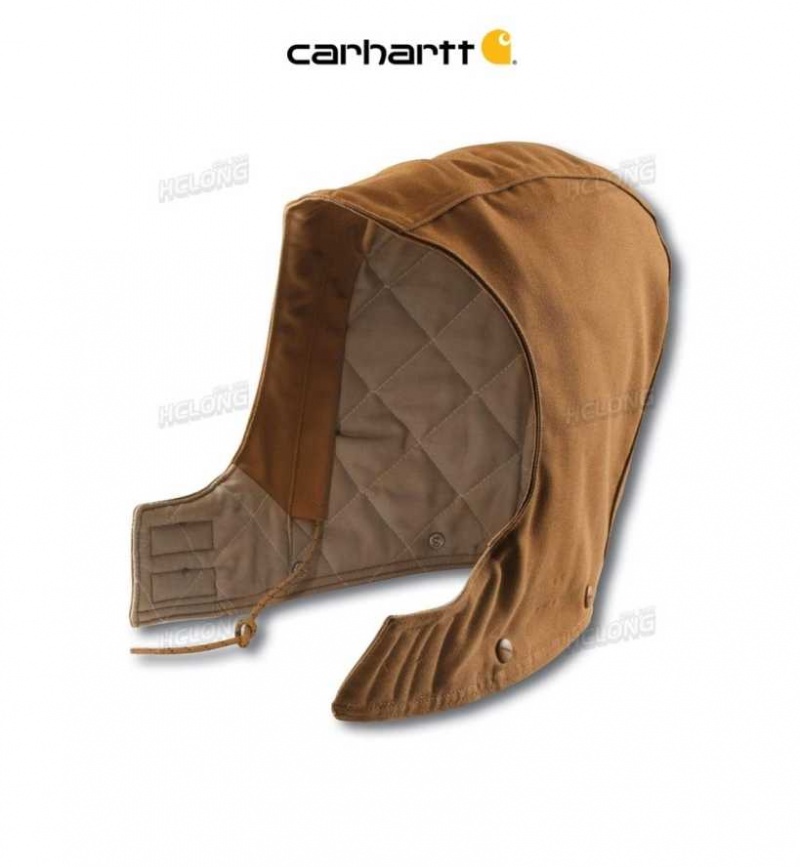 Carhartt Flame-Resistant Duck Hood Quilt-Lined Brown | IN0002606