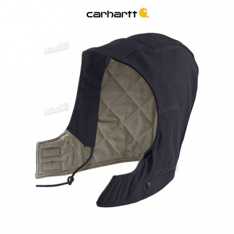 Carhartt Flame-Resistant Duck Hood Quilt-Lined Black | IN0002607