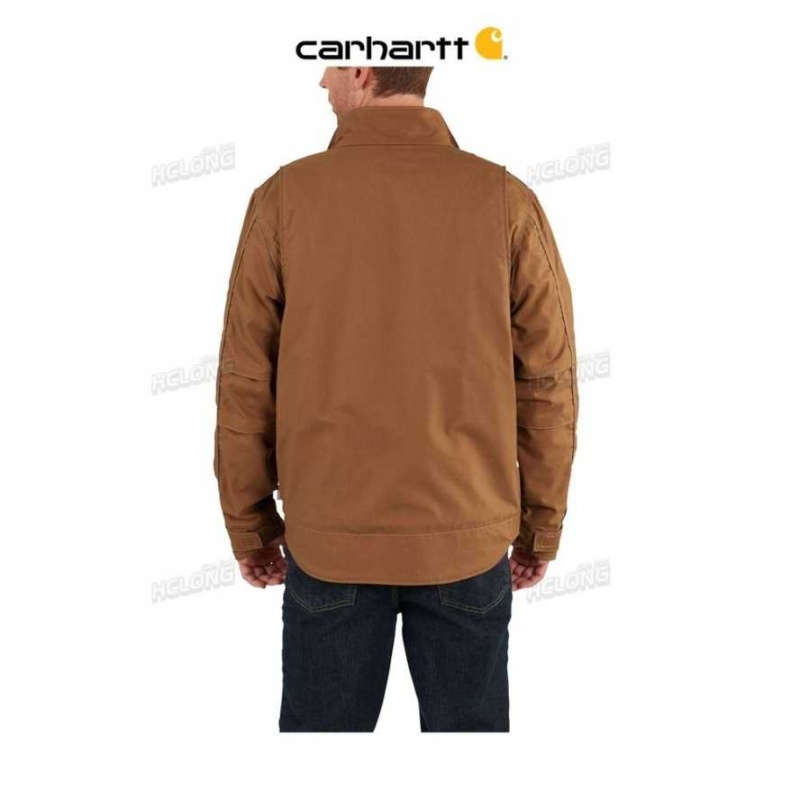 Carhartt Flame-Resistant Full Swing Quick Duck Jacket Brown | IN0000218