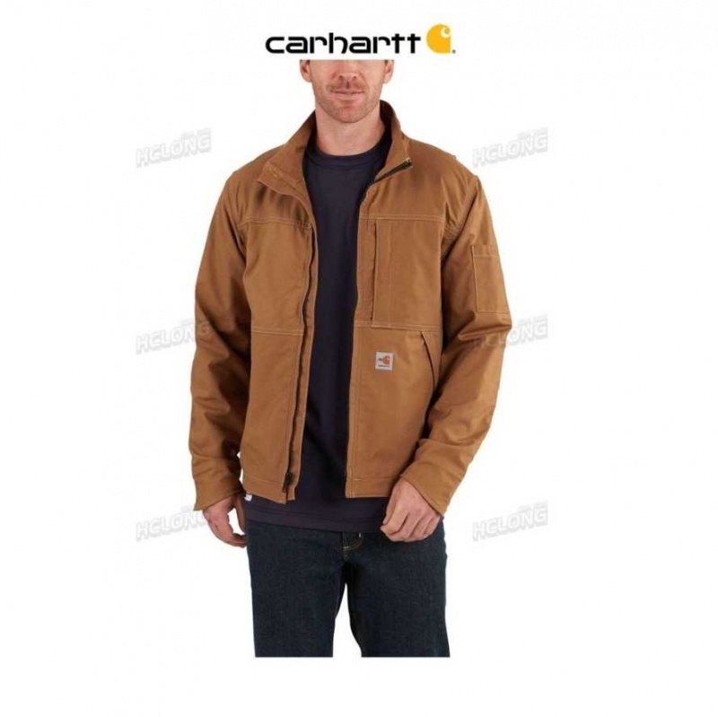 Carhartt Flame-Resistant Full Swing Quick Duck Jacket Brown | IN0000218