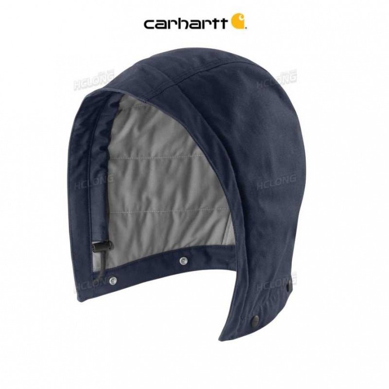 Carhartt Flame-Resistant Quick Duck Hood Dark Navy | IN0002597