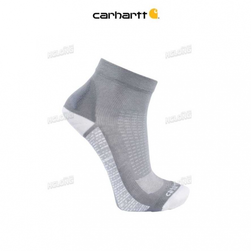 Carhartt Force Lightweight Quarter Sock Asphalt | IN0002796