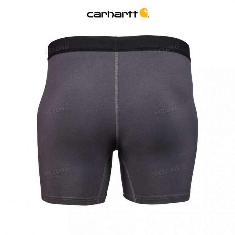 Carhartt Force Stretch Cotton 5 Button Fly Boxer Brief Shadow | IN0002636