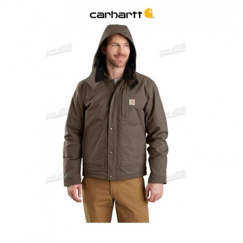 Carhartt Full Swing Relaxed Fit Ripstop Insulated Jacket Tarmac | IN0000128