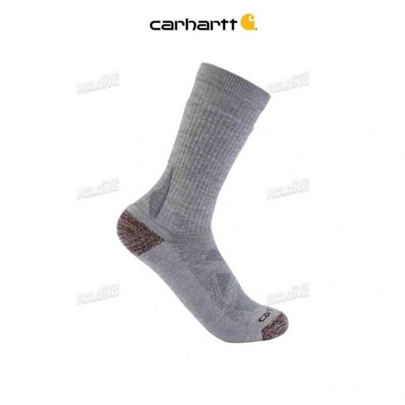 Carhartt Heavyweight Merino Wool Blend Boot Sock HEATHER GREY | IN0002682