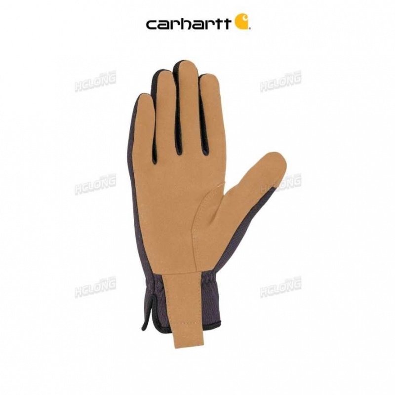 Carhartt High Dexterity Open Cuff Glove Black Barley | IN0002528