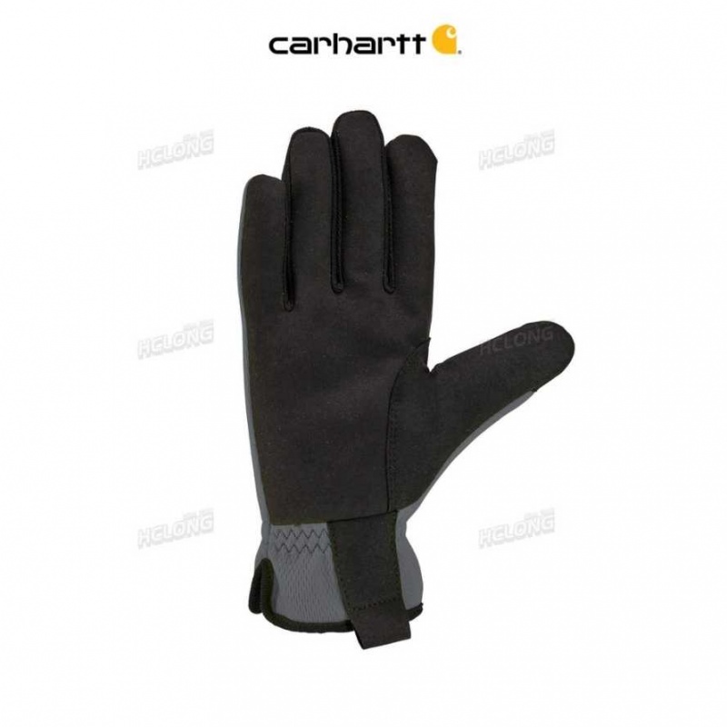 Carhartt High Dexterity Open Cuff Glove Gray | IN0002529