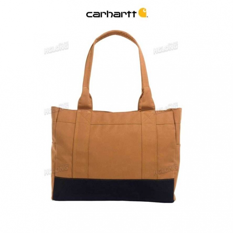 Carhartt Horizontal Zip Tote Brown | IN0002823