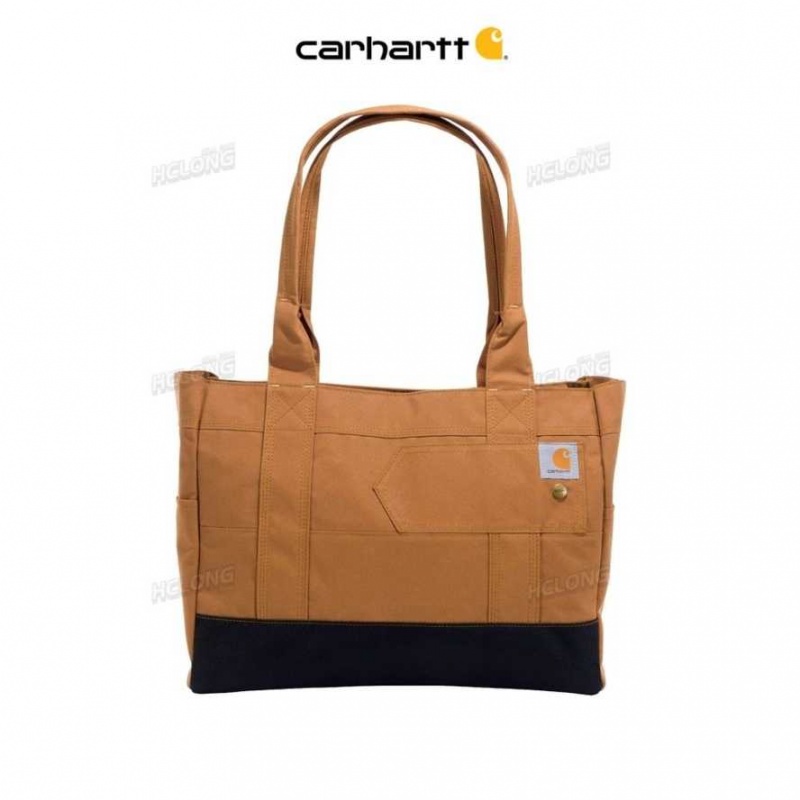 Carhartt Horizontal Zip Tote Brown | IN0002823