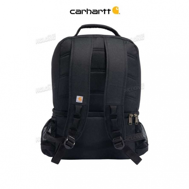 Carhartt Insulated 24 Can Two Compartment Cooler Backpack Black | IN0002133