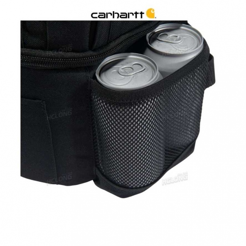 Carhartt Insulated 24 Can Two Compartment Cooler Backpack Black | IN0002133