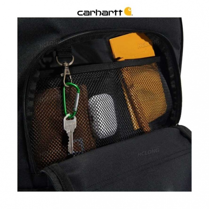 Carhartt Insulated 24 Can Two Compartment Cooler Backpack Black | IN0002133