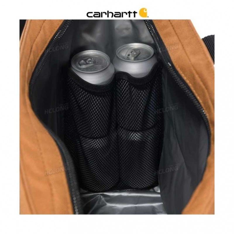 Carhartt Insulated 40 Can Backpack Tote Brown | IN0002819