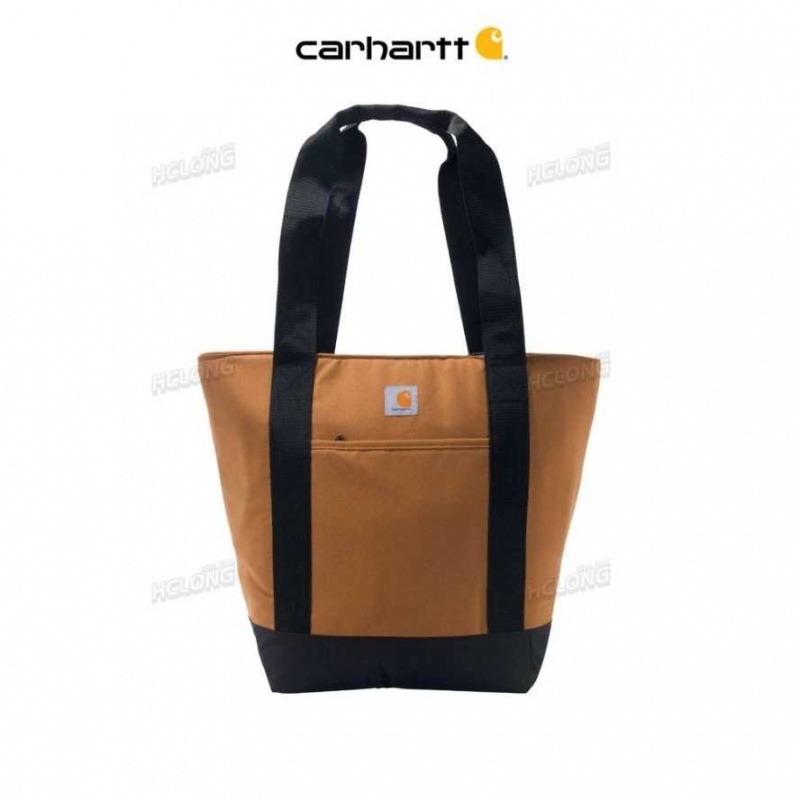 Carhartt Insulated 40 Can Backpack Tote Brown | IN0002819