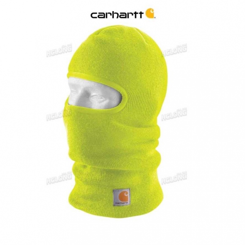 Carhartt Knit Insulated Face Mask Brite Lime | IN0002472