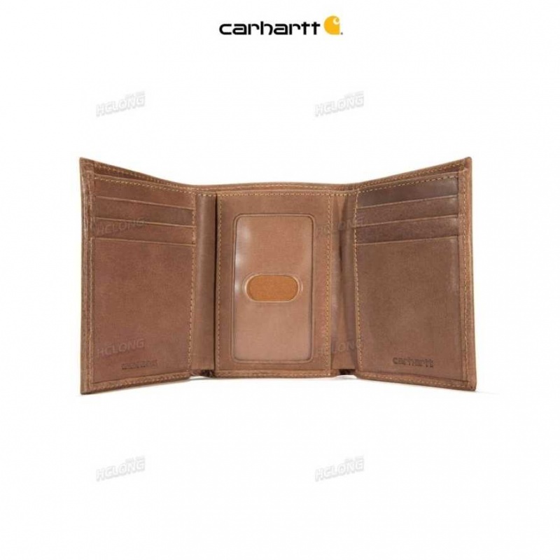 Carhartt Legacy Trifold Wallet Brown | IN0002833