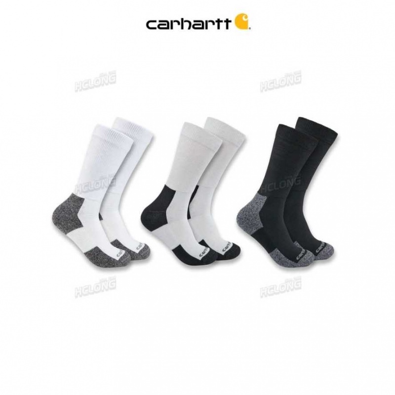 Carhartt Lightweight Stretch Top Crew Sock 3-Pack Assorted | IN0002698