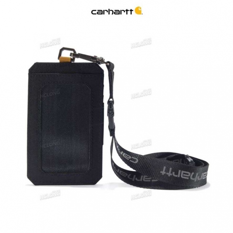 Carhartt NYLON DUCK ID HOLDER AND LANYARD Black | IN0002853