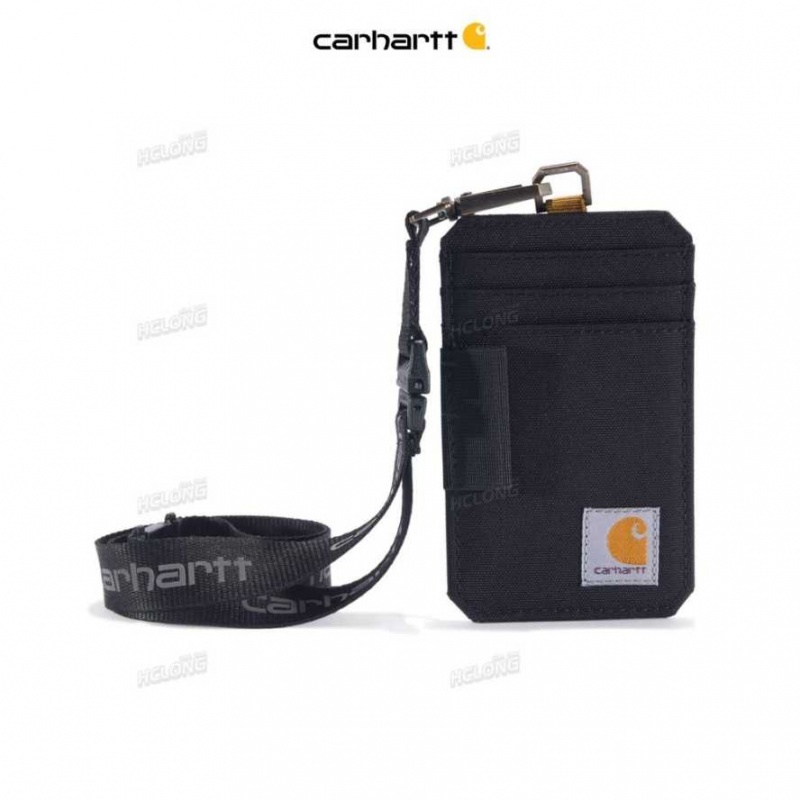 Carhartt NYLON DUCK ID HOLDER AND LANYARD Black | IN0002853