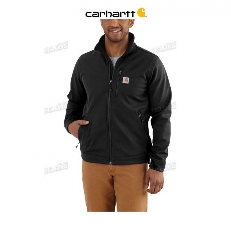 Carhartt Rain Defender Relaxed Fit Heavyweight Softshell Jacket Black | IN0000108