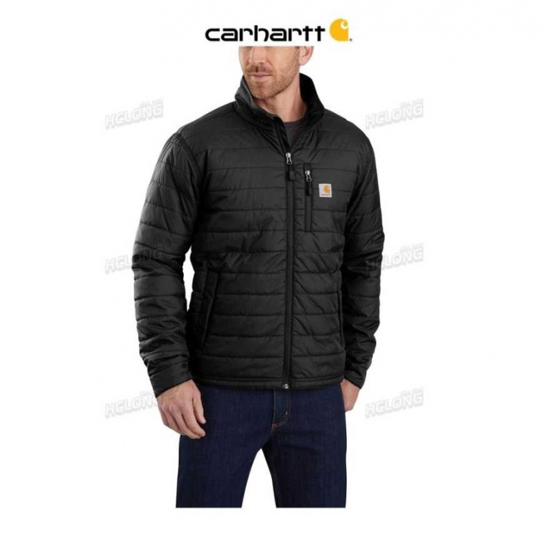 Carhartt Rain Defender Relaxed Fit Lightweight Insulated Jacket Black | IN0000114