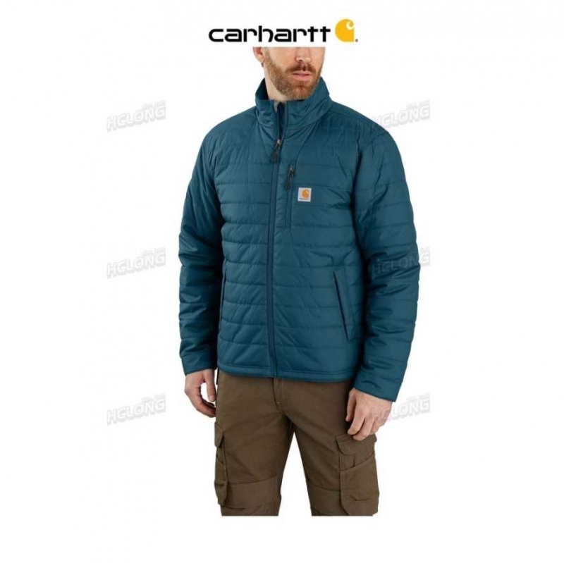 Carhartt Rain Defender Relaxed Fit Lightweight Insulated Jacket Night Blue | IN0000116