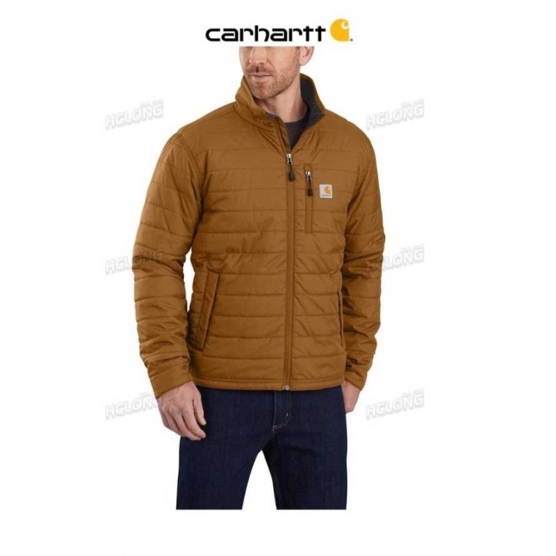 Carhartt Rain Defender Relaxed Fit Lightweight Insulated Jacket Brown | IN0000117