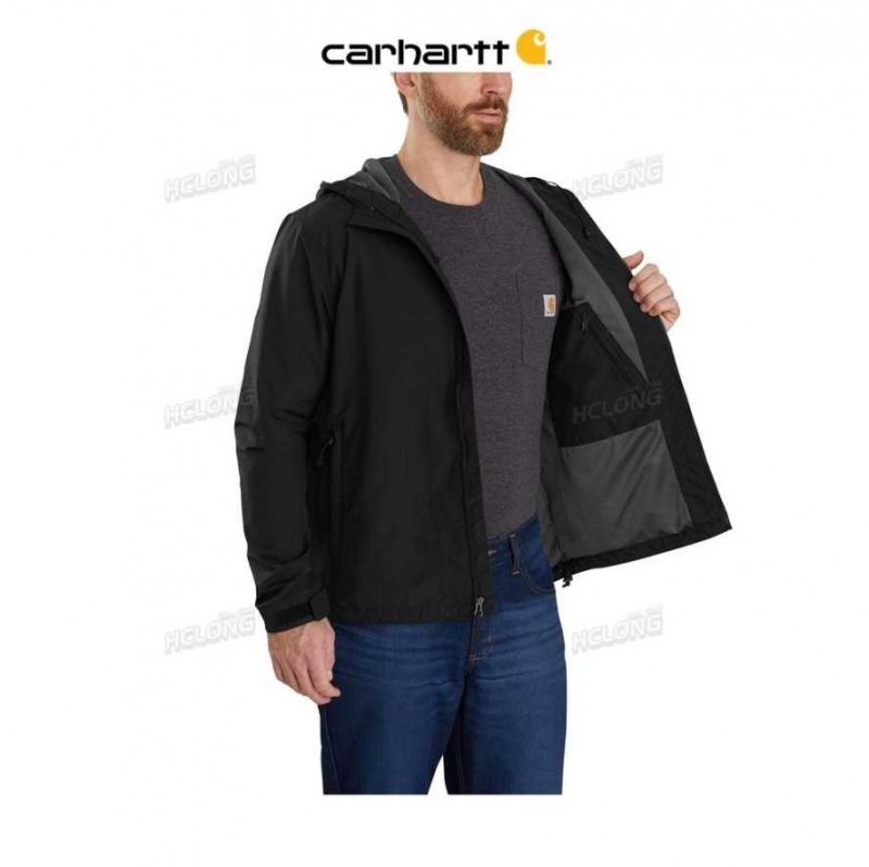 Carhartt Rain Defender Relaxed Fit Lightweight Jacket Black | IN0000175