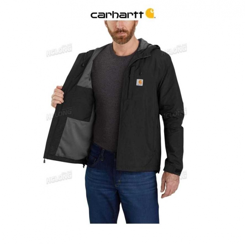 Carhartt Rain Defender Relaxed Fit Lightweight Jacket Black | IN0000175