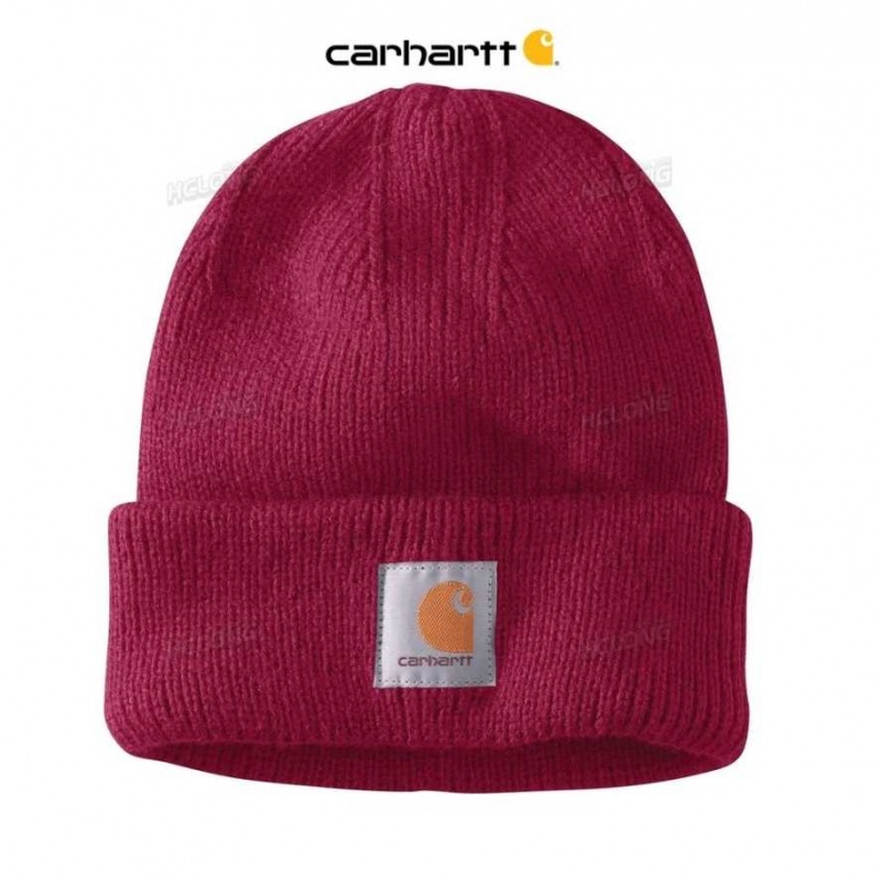 Carhartt Rib Knit Beanie Beet Red | IN0002270